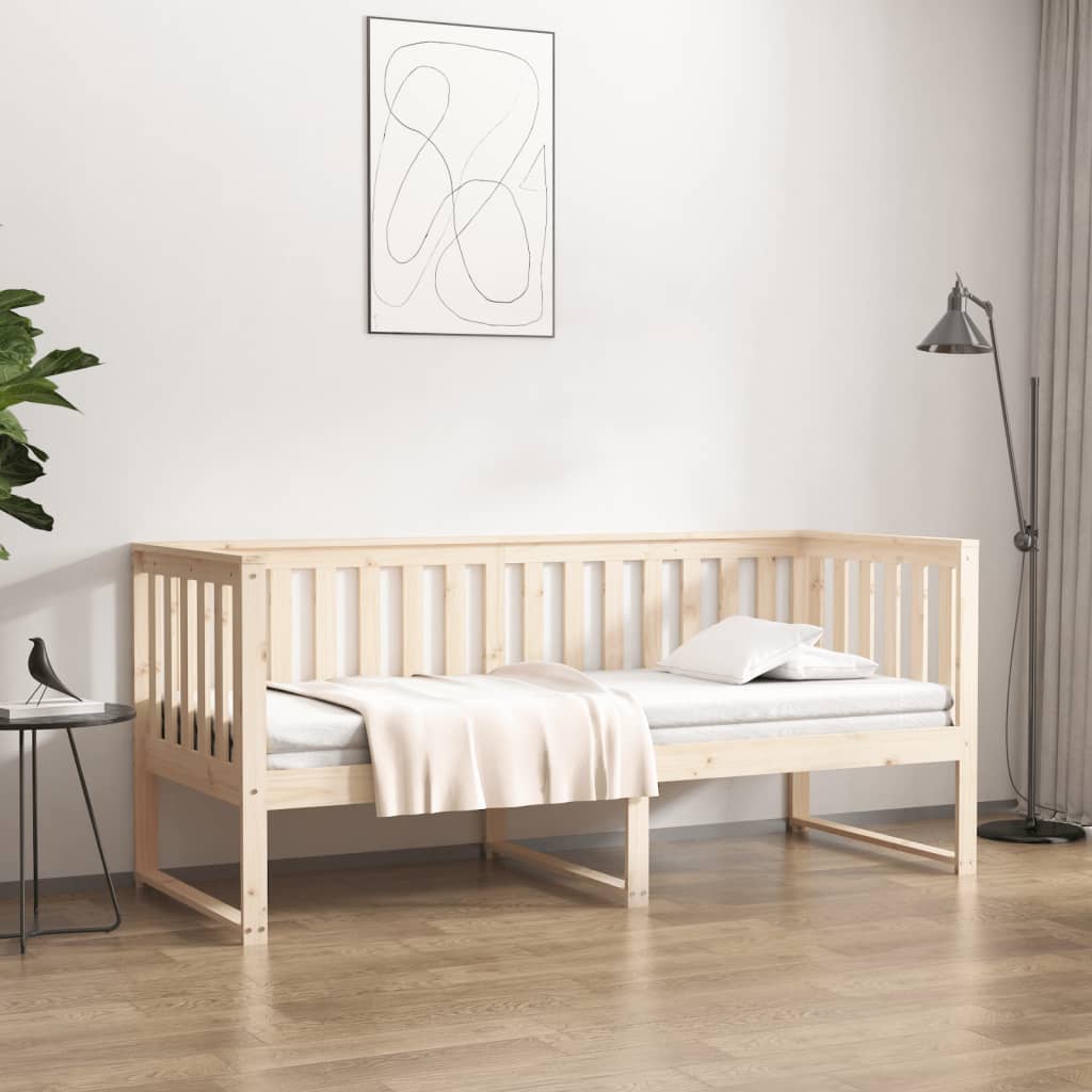 Dormeuse senza Materasso-Divano Letto-Struttura Letto 75x190 cm in Legno Massello di Pino 615600