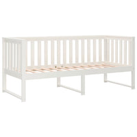 Dormeuse senza Materasso-Divano Letto-Struttura Letto Bianco 75x190 cm in Legno di Pino 510198