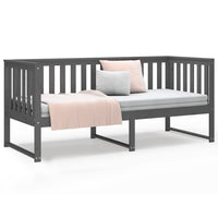 Dormeuse Grigia 75x190 cm in Legno Massello di Pino 820893