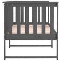 Dormeuse Grigia 75x190 cm in Legno Massello di Pino 820893