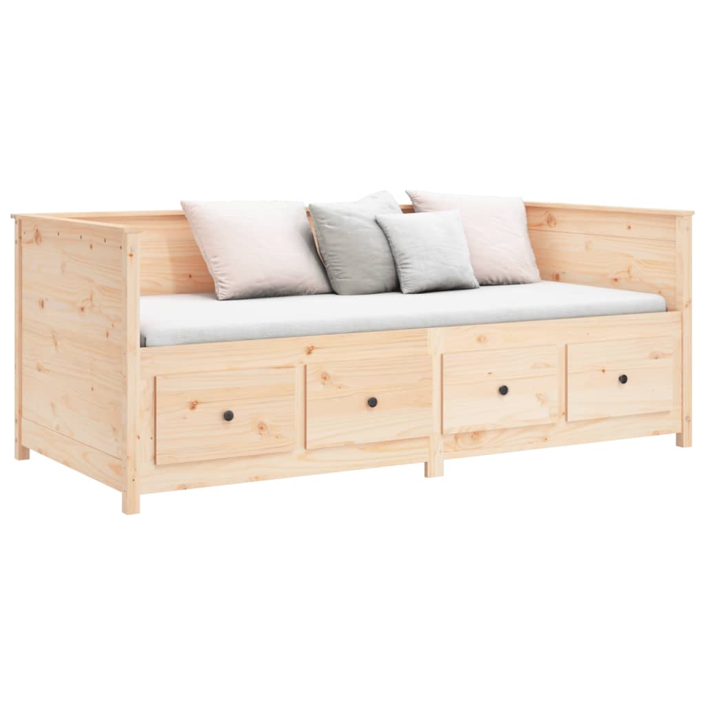 Dormeuse senza Materasso-Divano Letto-Struttura Letto 90x200 cm in Legno Massello di Pino 784251