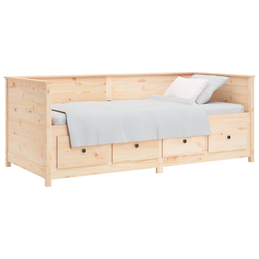 Dormeuse senza Materasso-Divano Letto-Struttura Letto 90x190 cm in Legno Massello di Pino 432548
