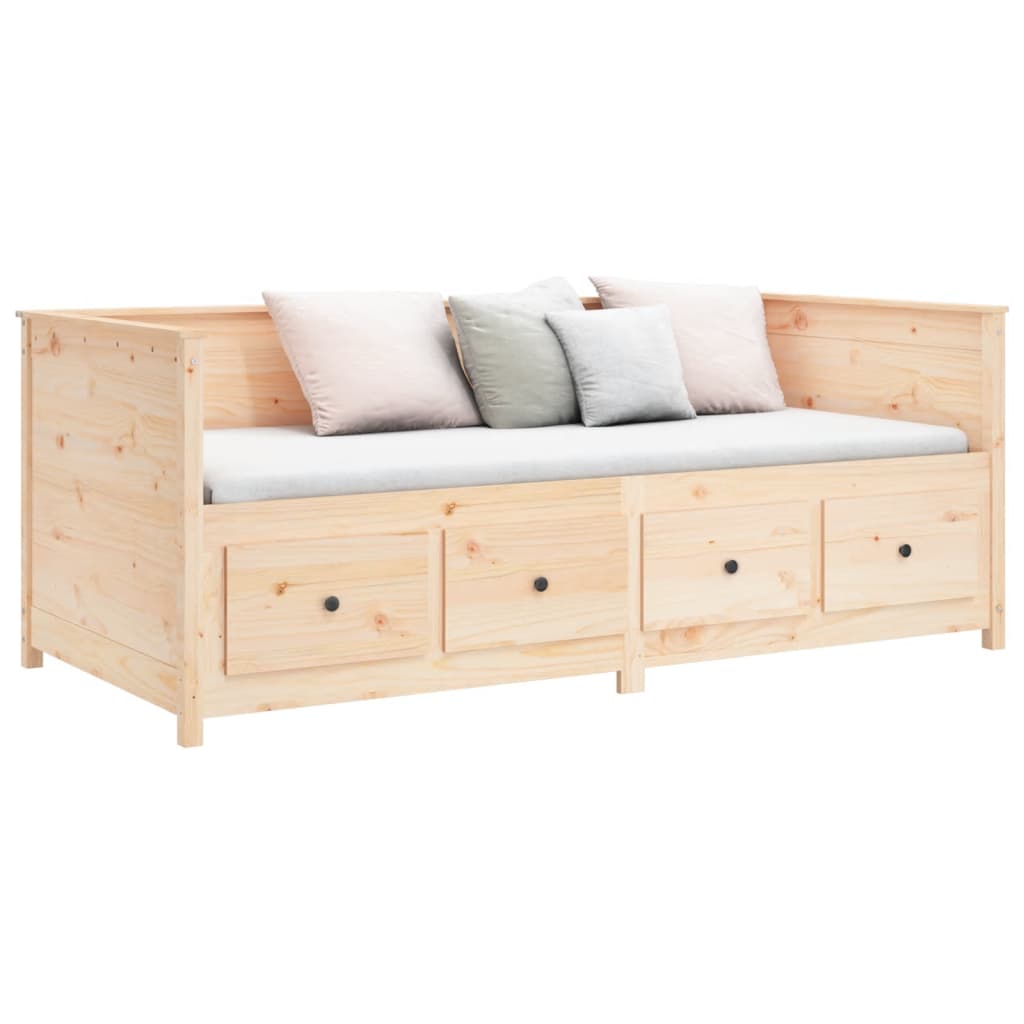 Dormeuse senza Materasso-Divano Letto-Struttura Letto 90x190 cm in Legno Massello di Pino 432548