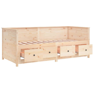 Dormeuse senza Materasso-Divano Letto-Struttura Letto 90x190 cm in Legno Massello di Pino 432548