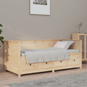 Dormeuse senza Materasso-Divano Letto-Struttura Letto 90x190 cm in Legno Massello di Pino 432548