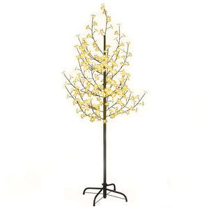 Albero di Ciliegio con 200 LED Bianco Caldo 180 cm cod mxl 67932