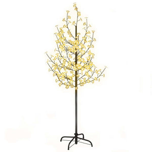Albero di Ciliegio con 200 LED Bianco Caldo 180 cm 345132