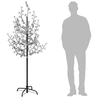 Albero di Ciliegio con 200 LED Bianco Caldo 180 cm 345132