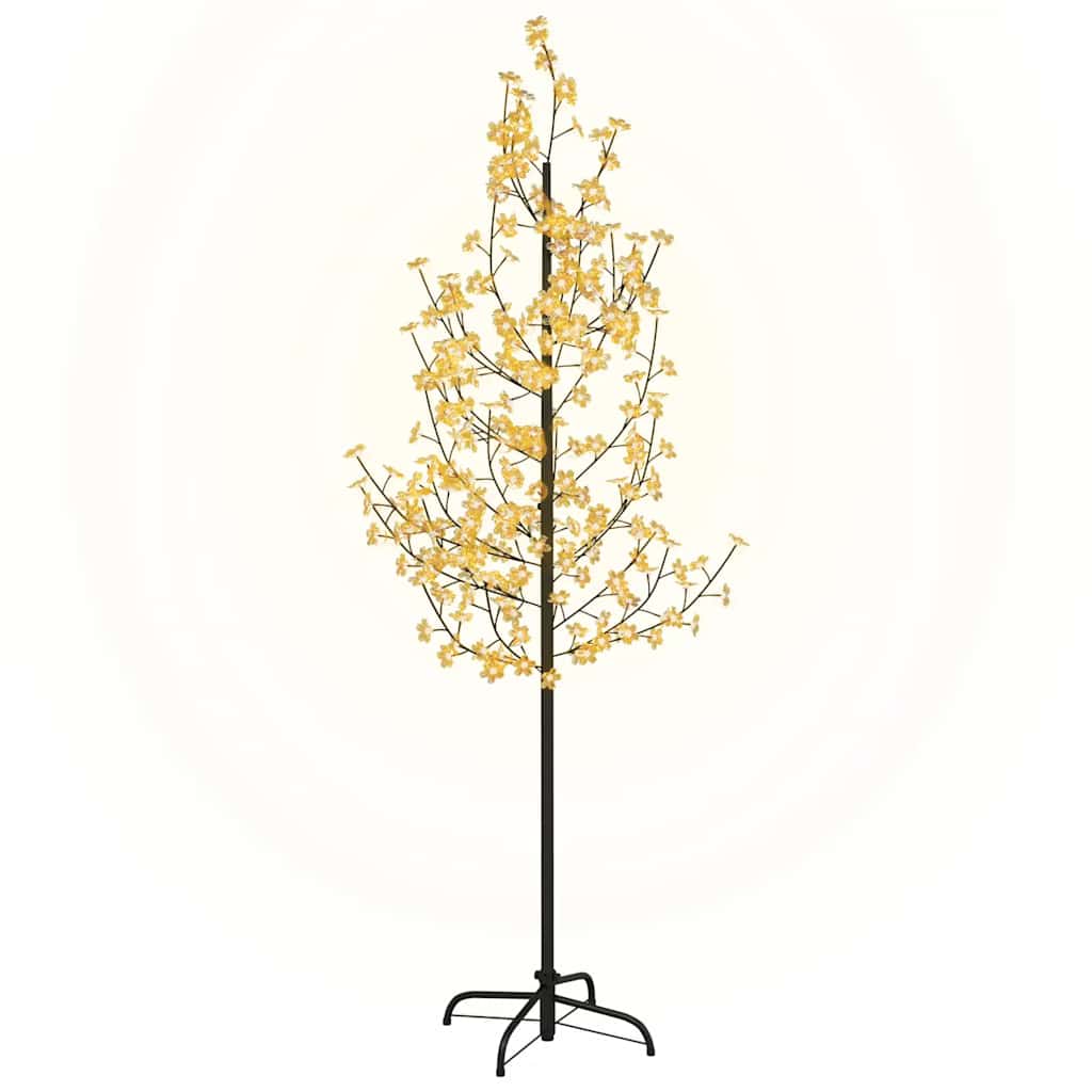 Albero di Ciliegio con 220 LED Bianco Caldo 220 cm cod mxl 67931