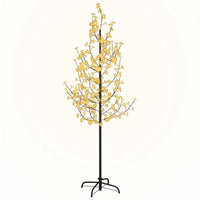 Albero di Ciliegio con 220 LED Bianco Caldo 220 cm 345133