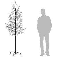 Albero di Ciliegio con 220 LED Bianco Caldo 220 cm 345133