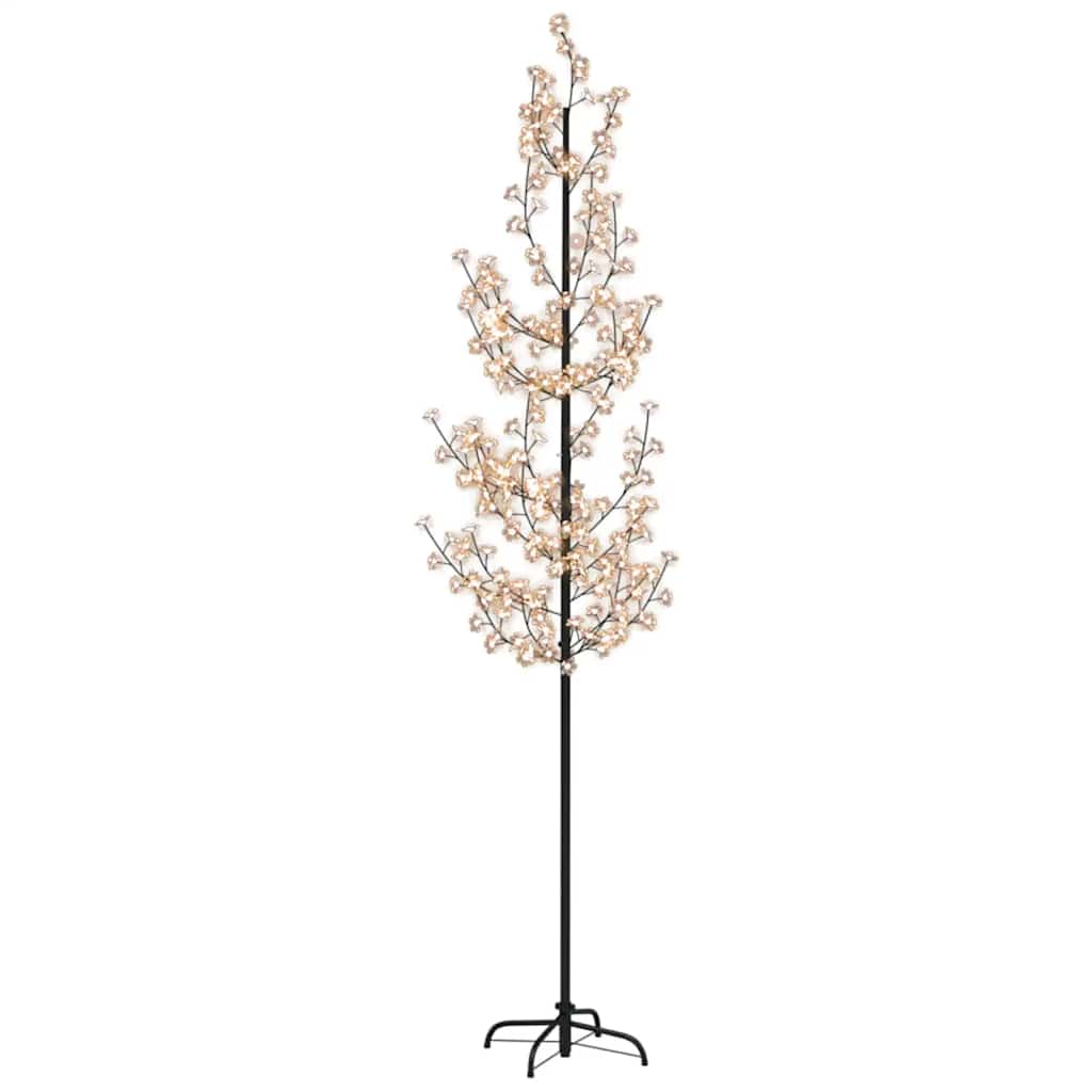 Albero di Ciliegio con 368 LED Bianco Caldo 300 cm