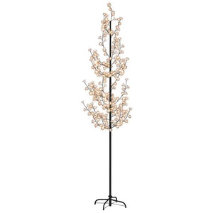 Albero di Ciliegio con 368 LED Bianco Caldo 300 cm 345134