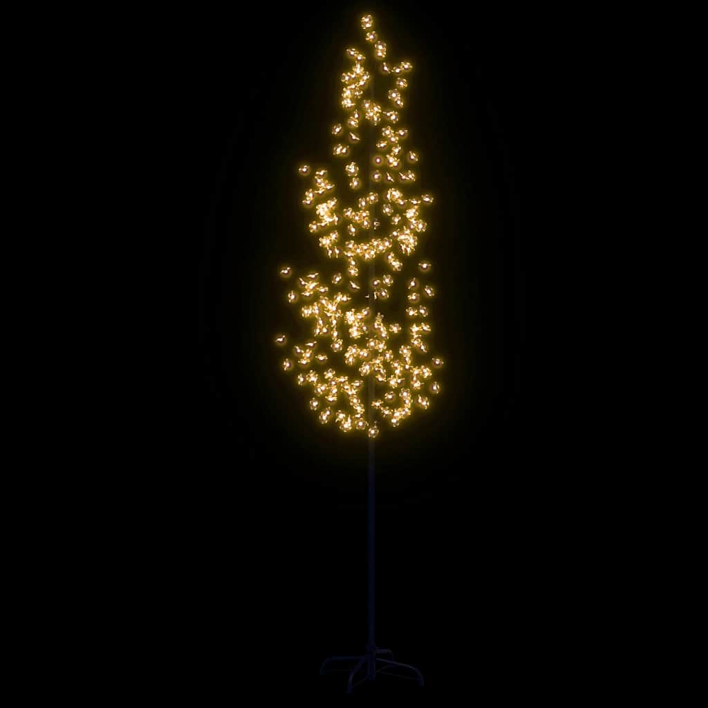 Albero di Ciliegio con 368 LED Bianco Caldo 300 cm 345134
