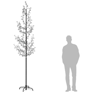 Albero di Ciliegio con 368 LED Bianco Caldo 300 cm 345134