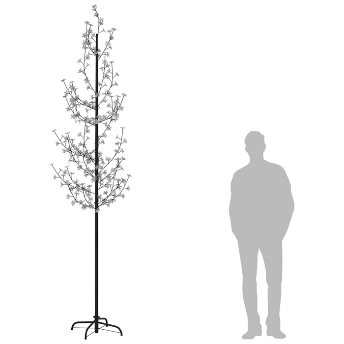 Albero di Ciliegio con 368 LED Bianco Caldo 300 cm 345134