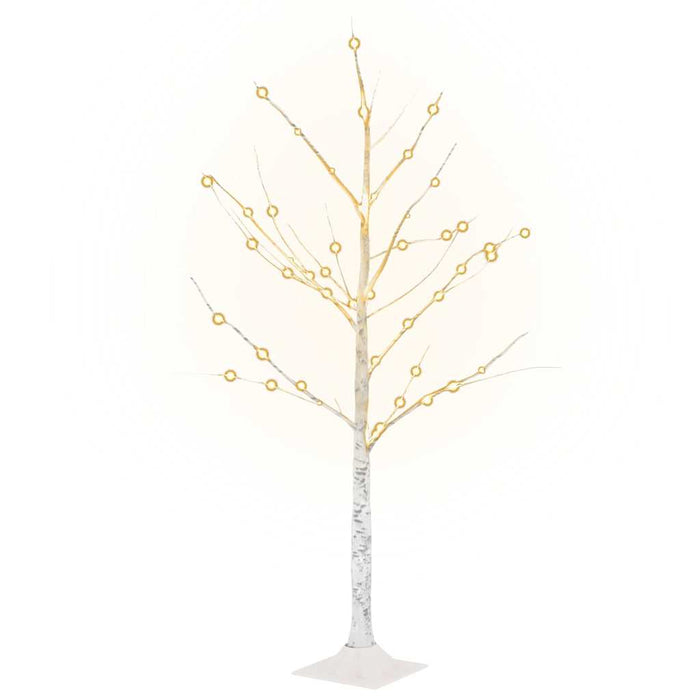 Betulla con LED Bianco Caldo 48 LED 120 cm 345142