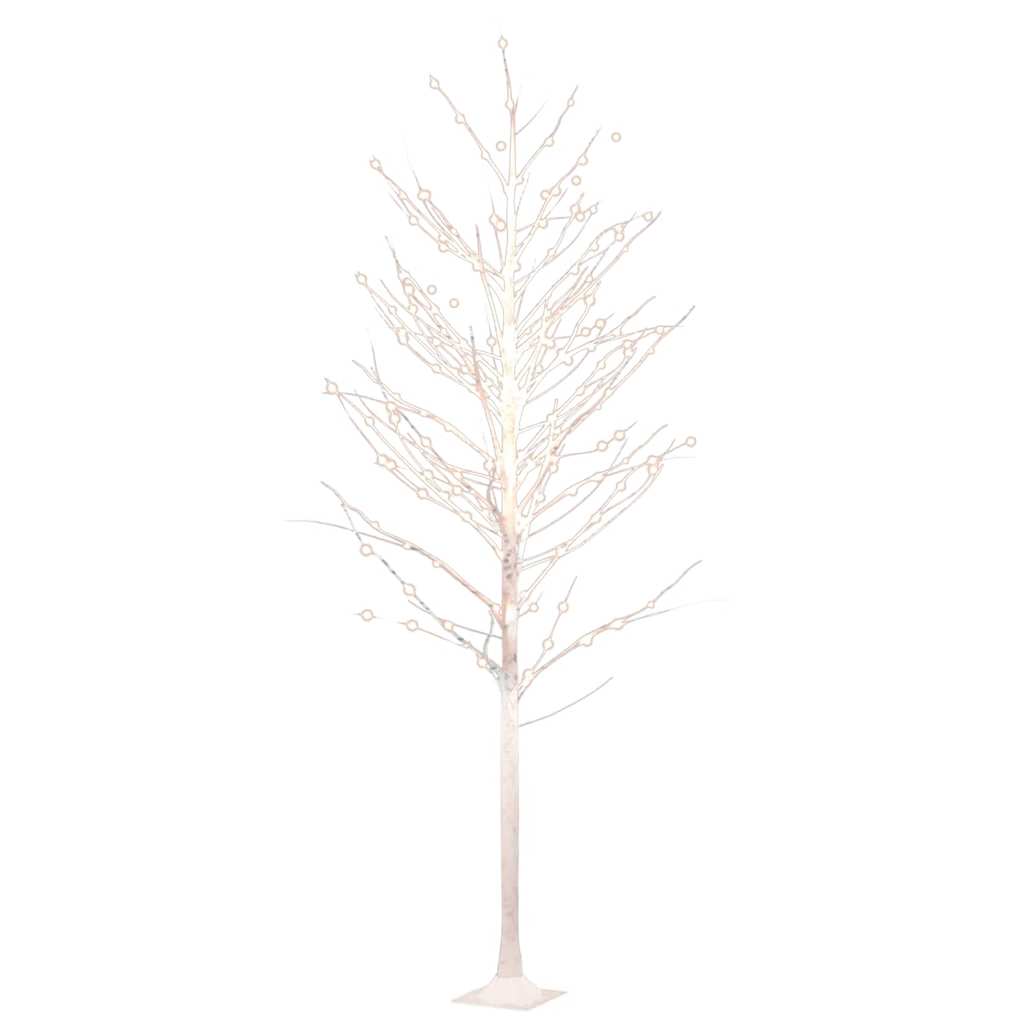 Betulla con LED Bianco Caldo 240 LED 300 cm 345146