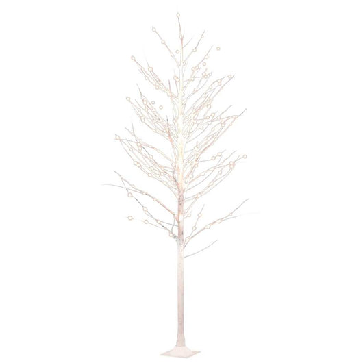 Betulla con LED Bianco Caldo 240 LED 300 cm 345146