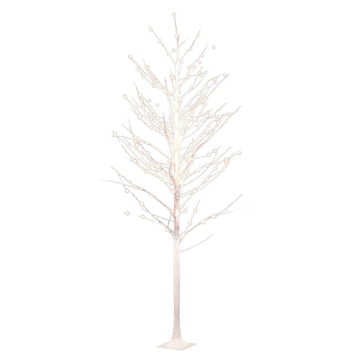 Betulla con LED Bianco Caldo 240 LED 300 cm 345146