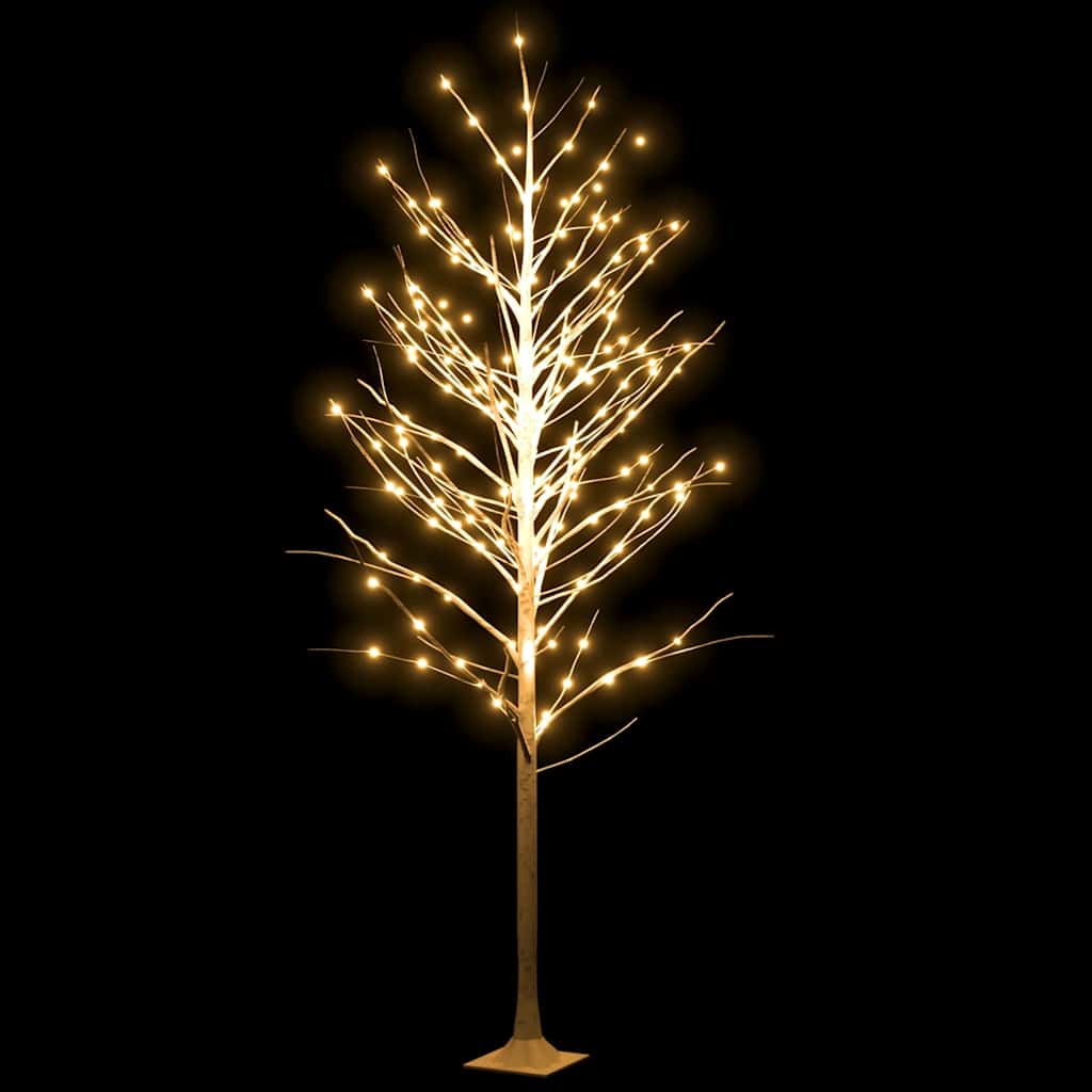 Betulla con LED Bianco Caldo 240 LED 300 cm 345146