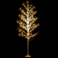 Betulla con LED Bianco Caldo 240 LED 300 cm 345146