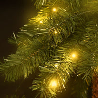 Albero di Natale con LED 210 cm 347635