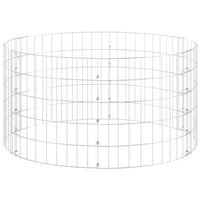 Compostiera da Giardino Ø100x50 cm in Acciaio Zincato 3115943