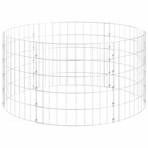 Compostiera da Giardino Ã˜100x50 cm in Acciaio Zincato cod mxl 46203