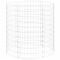 Compostiera da Giardino Ø100x100 cm in Acciaio Zincato 3115944
