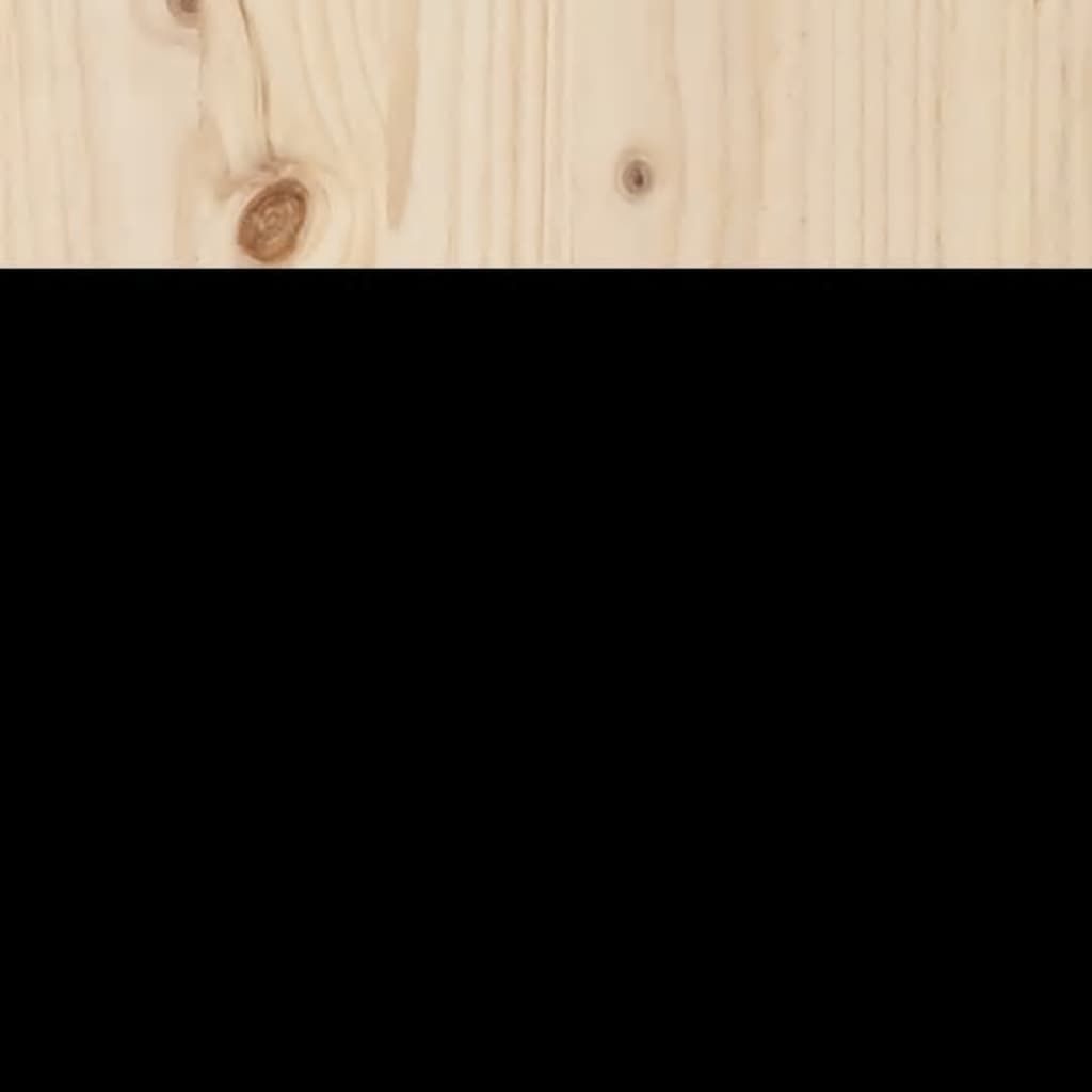 Testiera per Letto 75x3x80 cm in Legno Massello di Pino 821367