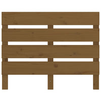 Testiera Marrone Ambra 75x3x80 cm in Legno Massello di Pino 821370