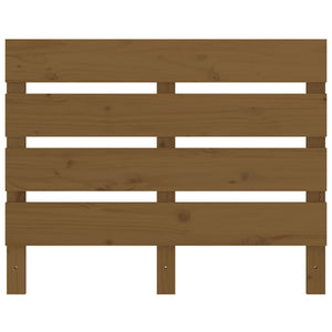 Testiera Marrone Ambra 75x3x80 cm in Legno Massello di Pino 821370