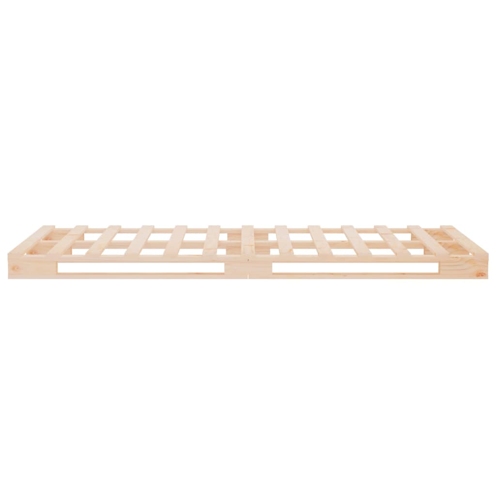 Letto a Pallet 90x200 cm in Legno Massello di Pino 821377