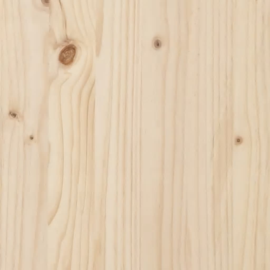 Letto a Pallet 100x200 cm in Legno Massello di Pino 821382