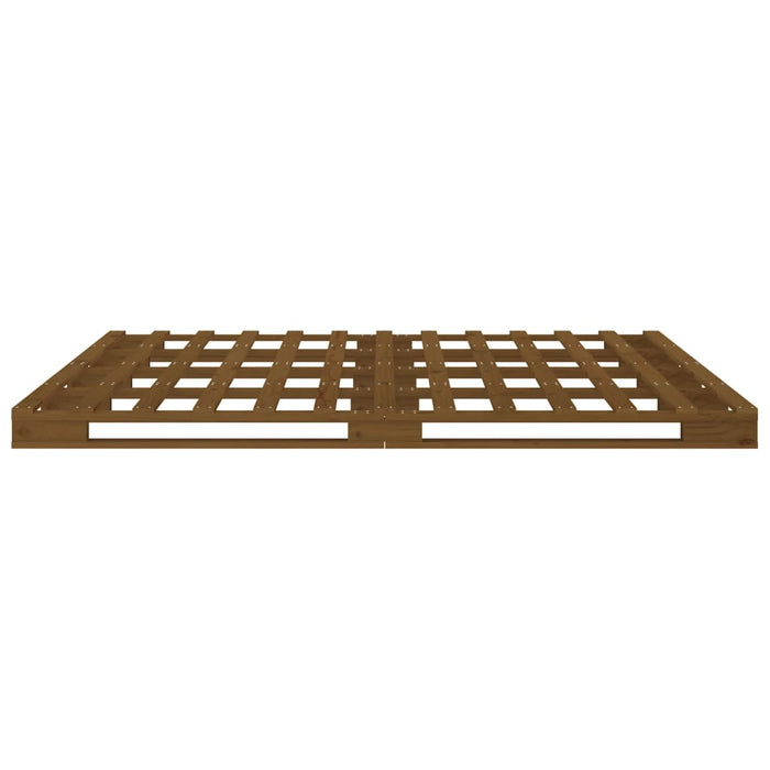 Letto Pallet senza Materasso Ambra Small Double Legno Massello 821430