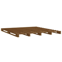 Letto Pallet senza Materasso Ambra 140x190 in Legno Massello 821440