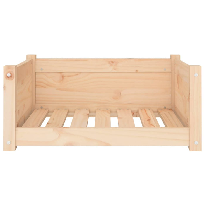 Letto per cani 65,5x50,5x28 cm in legno di pino massiccio 821447