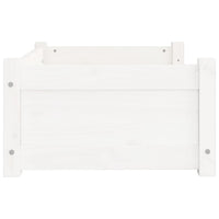 Cuccia per cani, comodo divano, 65,5 x 50,5 x 28 cm, in legno massello di pino bianco 02_0042762