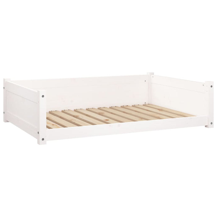 Comodo divano letto per cani 1055 x 755 x 28 cm in legno massello di pino bianco 02_0042633