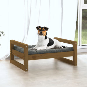 Cuccia per Cani ambra 55,5x45,5x28 cm Legno Massello di Pino 821470