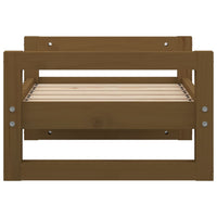 Cuccia per cani comodo divano 55,5 x 45,5 x 28 cm legno massello di pino marrone 02_0042697
