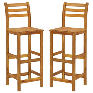 Set da Bar per Giardino 3 pz in Legno Massello di Acacia cod mxl 40507