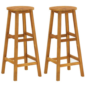 Set da Bar per Giardino 3 pz in Legno Massello di Acacia cod mxl 40508