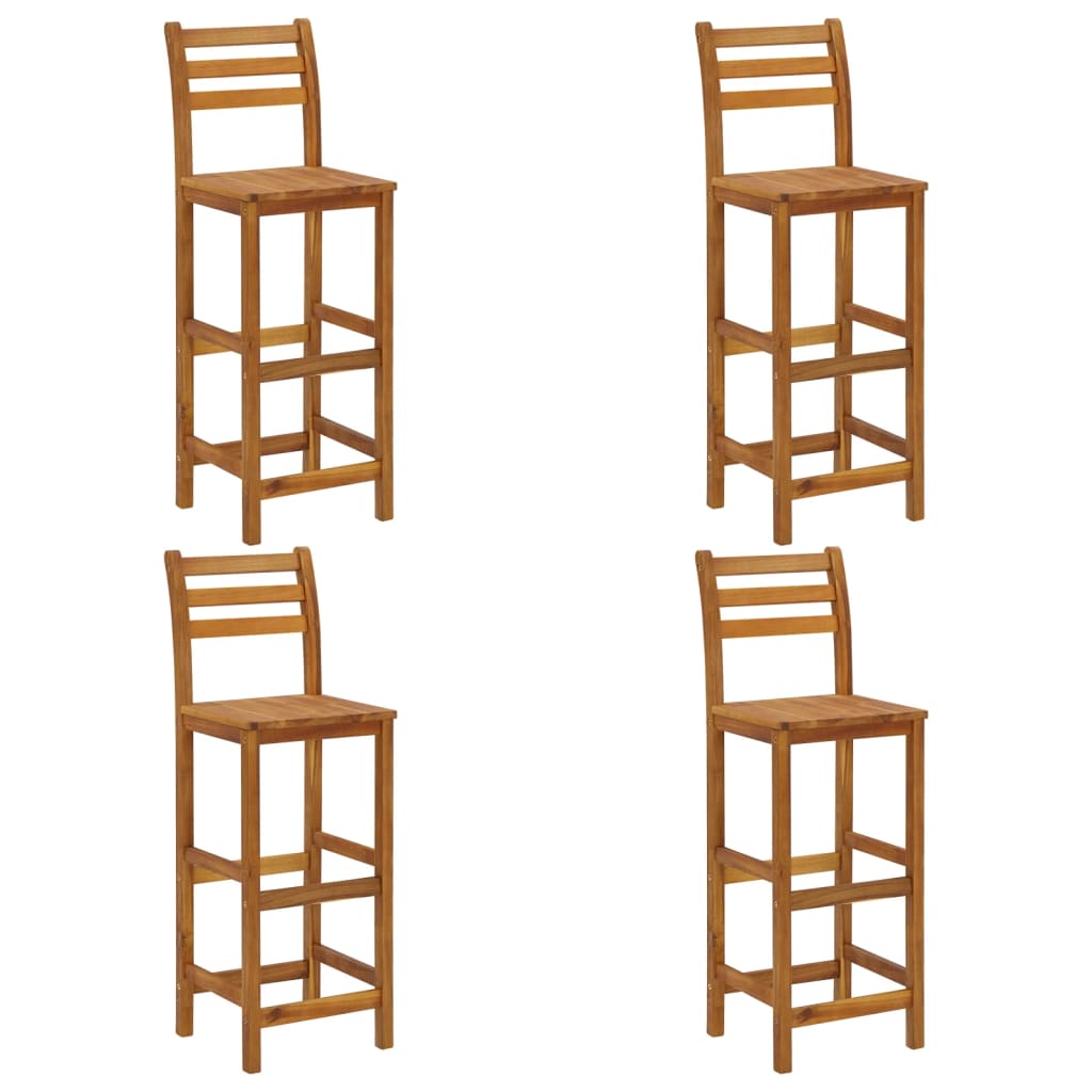 Set bar da giardino 5 pezzi in legno massello di acacia 02_0013394