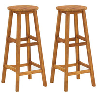 Set da Bar per Giardino 3 pz in Legno Massello di Acacia cod mxl 43206