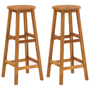 Set da Bar per Giardino 3 pz in Legno Massello di Acacia cod mxl 43206