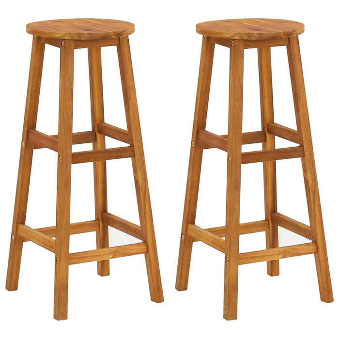 Set da Bar per Giardino 3 pz in Legno Massello di Acacia cod mxl 43206