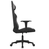 Sedia da Gaming Nero e Grigio Chiaro in Tessuto 345492