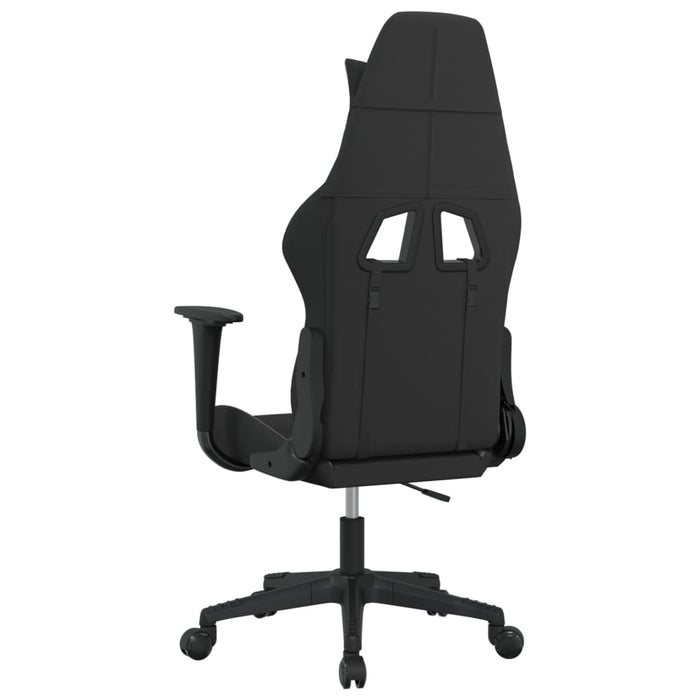 Sedia da Gaming Nero e Grigio Chiaro in Tessuto 345492